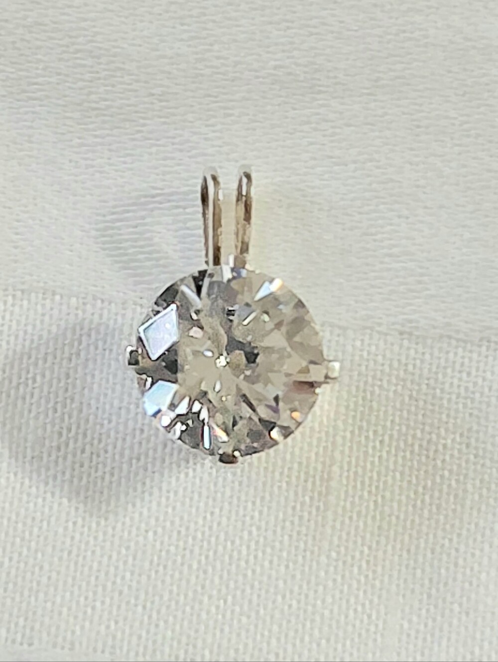 Sterling Silver CZ Pendant